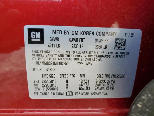 KL4MMBS21MB102850 Buick Encore Gx Preferred