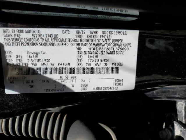 1FADP3F28FL375090 Ford FOCUS SE