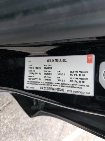 5YJ3E1EA8JF123392 Tesla MODEL 3
