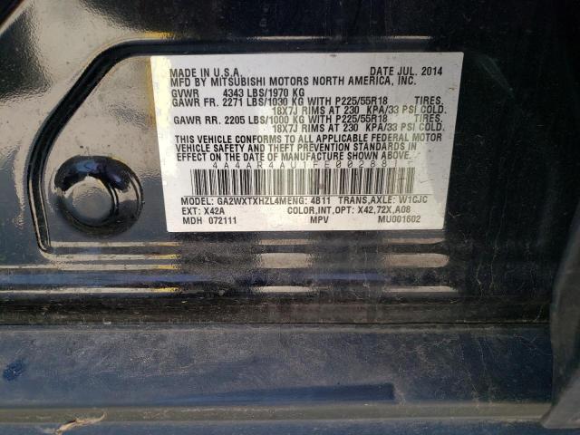 4A4AR4AU1FE002881 Mitsubishi Outlander Sport Se