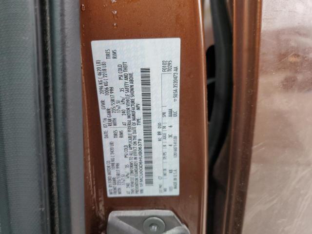 1FMCU0GD6HUB06379 Ford ESCAPE SE