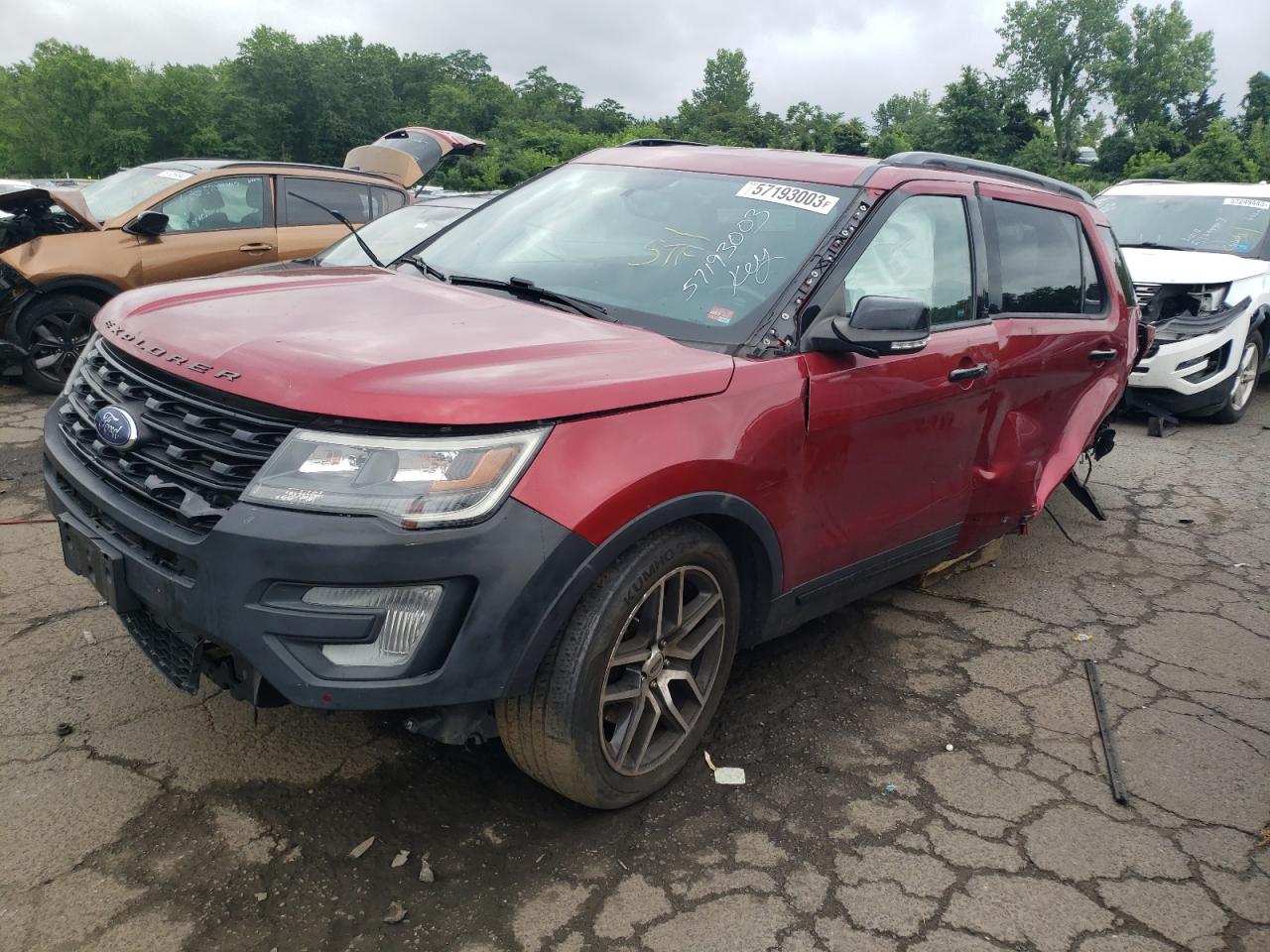 1FM5K8GT1HGD24586 2017 Ford Explorer Sport