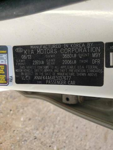 KNAFK4A6XE5137677 KIA FORTE LX
