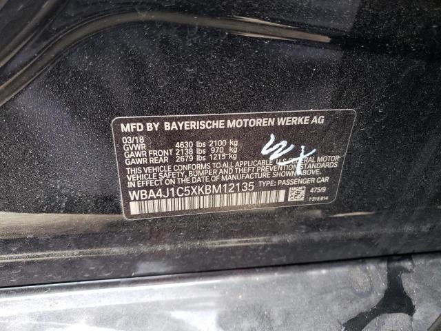 WBA4J1C5XKBM12135 BMW 430i Gran Coupe