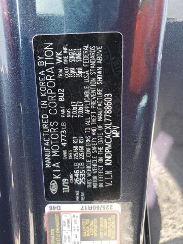 KNDPMCACXL7788603 KIA Sportage Lx