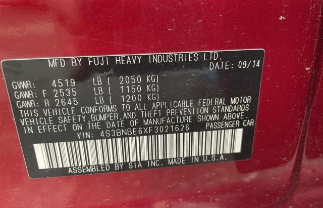 4S3BNBE6XF3021626 Subaru Legacy 2.5i Premium