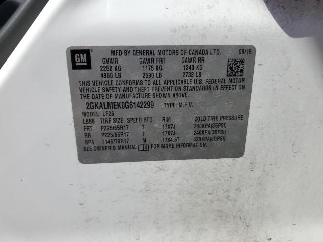 2GKALMEK0G6142299 GMC Terrain Sle
