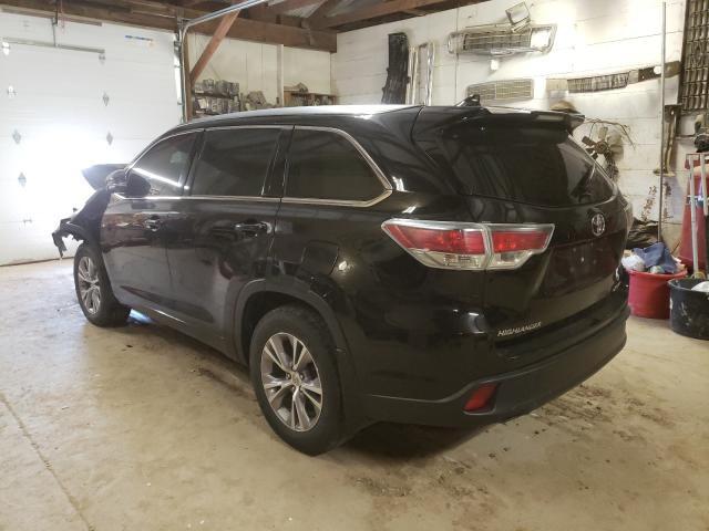 VIN 5TDJKRFH2FS142887 2015 Toyota Highlander, Xle no.2