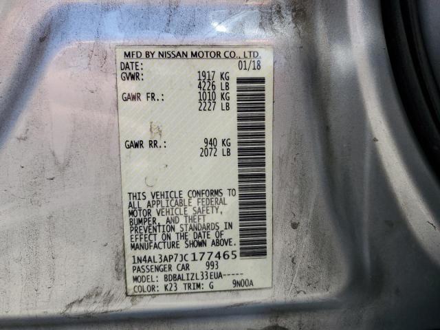 1N4AL3AP7JC177465 Nissan ALTIMA 2.5