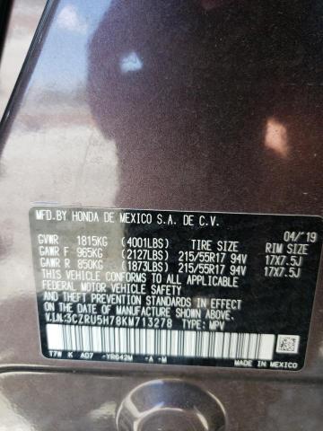 3CZRU5H78KM713278 Honda HR-V EXL 13