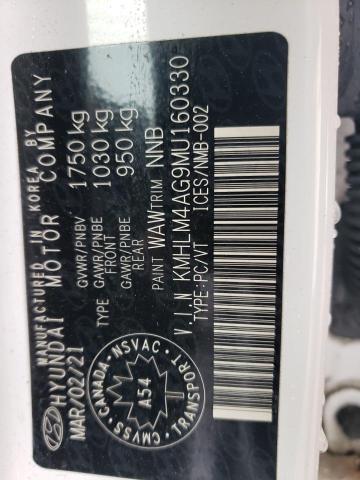2021 HYUNDAI ELANTRA SE - KMHLM4AG9MU160330
