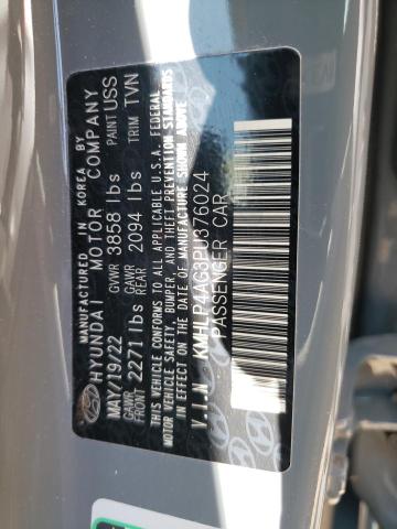 KMHLP4AG3PU376024 Hyundai Elantra Limited