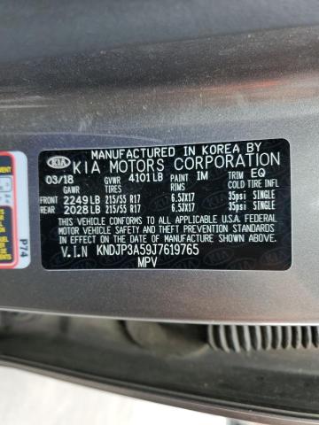 KNDJP3A59J7619765 KIA SOUL +