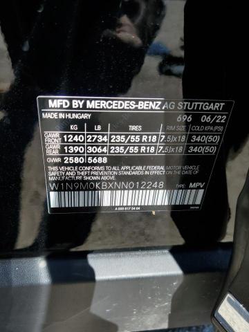 2022 MERCEDES-BENZ EQB 300 4M - W1N9M0KBXNN012248