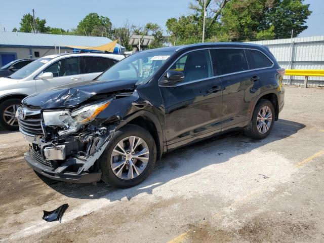 VIN 5TDJKRFH7ES055503 2014 Toyota Highlander, Xle no.1