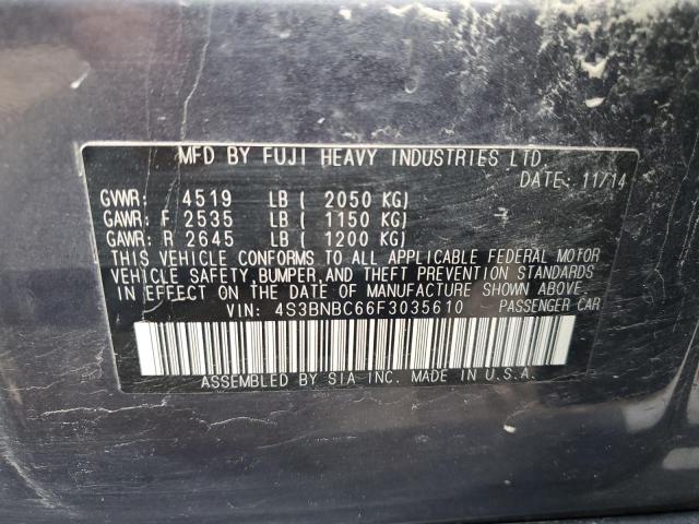 4S3BNBC66F3035610 Subaru Legacy 2.5i Premium
