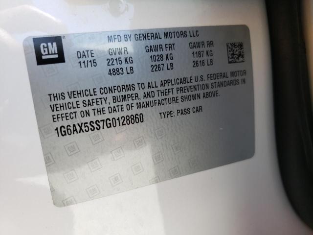 1G6AX5SS7G0128860 Cadillac Cts Luxury Collection