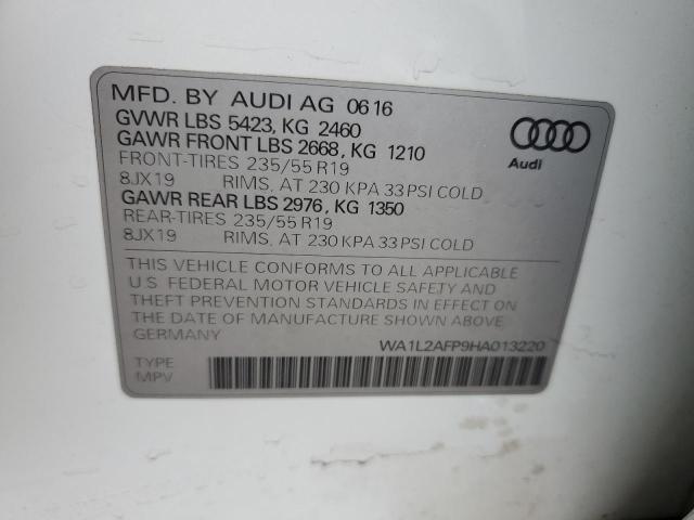 VIN WA1L2AFP9HA013220 2017 Audi Q5, Premium Plus no.12