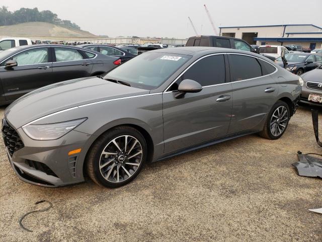 VIN: KMHL34J22NA228946 Auction: COPART Lot: 57177573 Location: WI - MADISON SOUTH KMHL34J22NA228946 HYUNDAI SONATA 2022 BLUE Photo 1