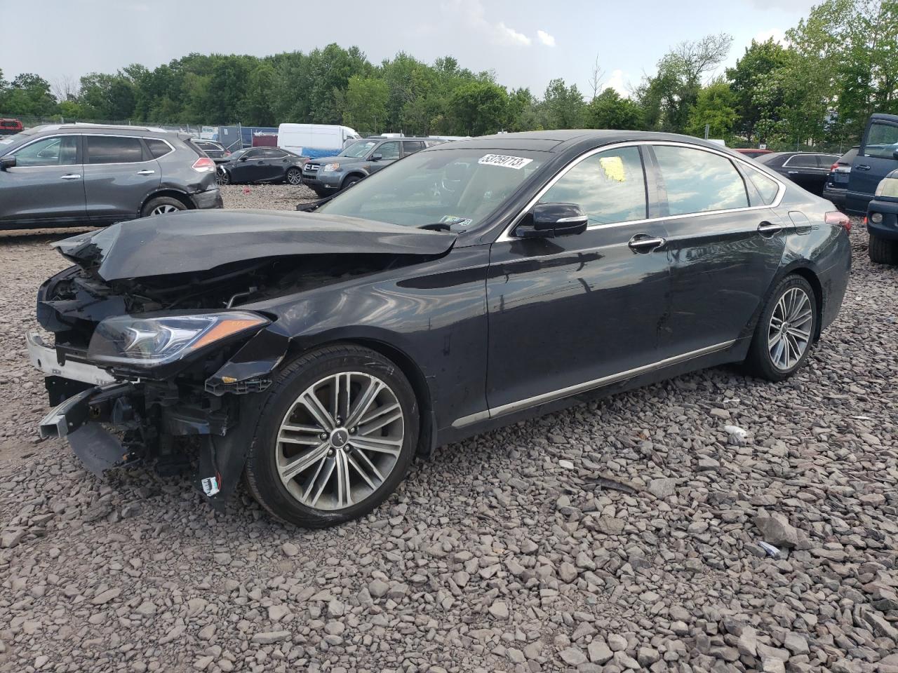 KMHGN4JE0KU299952 2019 Genesis G80 Base