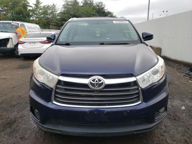 VIN 5TDYKRFH5ES028833 2014 Toyota Highlander, Limited no.5