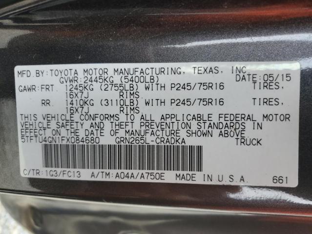 2015 TOYOTA TACOMA PRE - 5TFTU4GN1FX084680