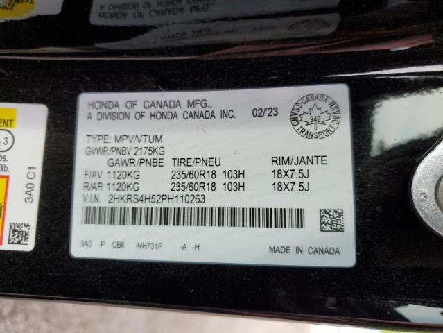 2023 HONDA CR-V SPORT - 2HKRS4H52PH110263