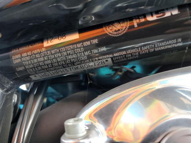 2009 HARLEY-DAVIDSON VRSCF 1HD1HPH379K806728