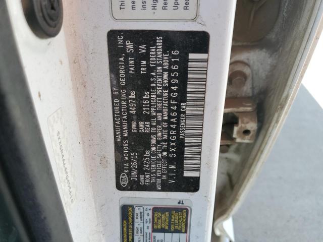 5XXGR4A64FG495616 KIA OPTIMA SX