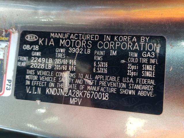 KNDJN2A28K7670018 KIA Soul