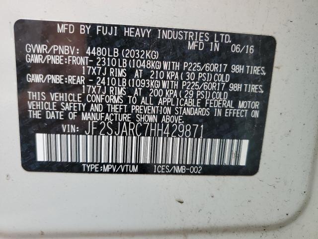 JF2SJARC7HH429871 Subaru Forester 2.5i Limited