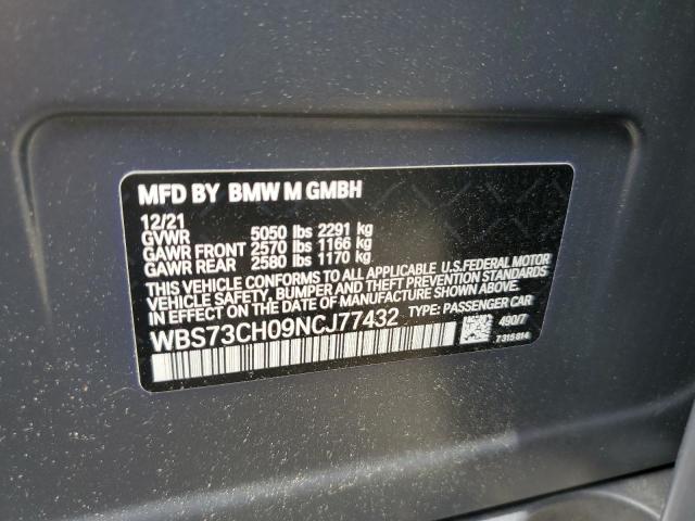 2022 BMW M5 CS - WBS73CH09NCJ77432