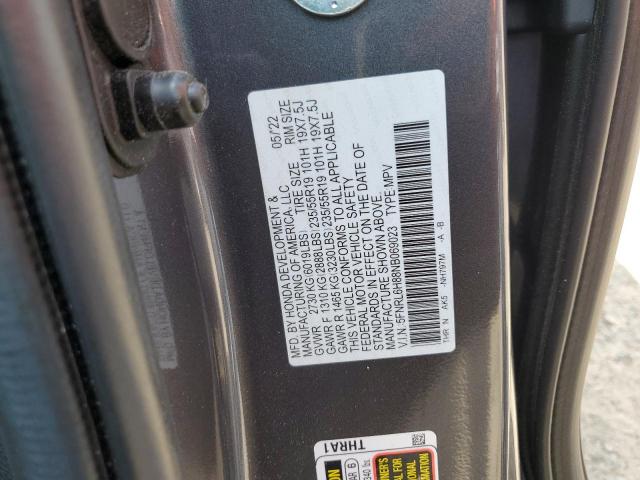 5FNRL6H88NB069023 2022 HONDA ODYSSEY, photo no. 13