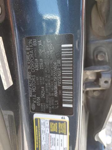 KNAGM4A75F5559834 KIA Optima Lx