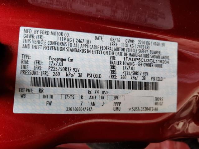 1FADP5CU3GL116204 Ford C-max Premium Sel