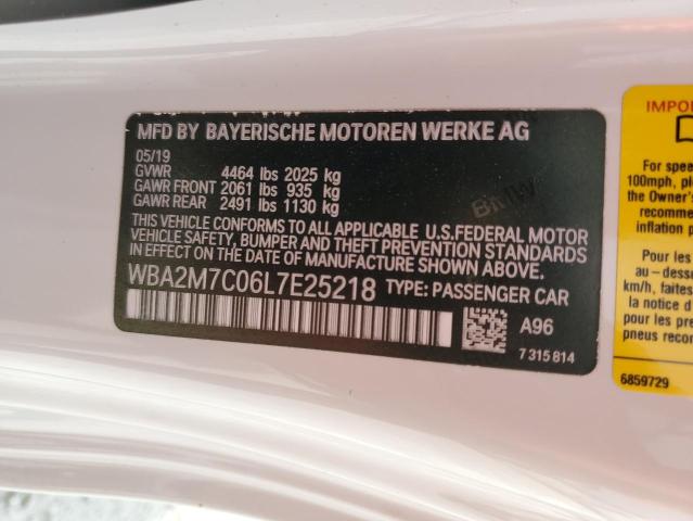 2020 BMW 230I - WBA2M7C06L7E25218