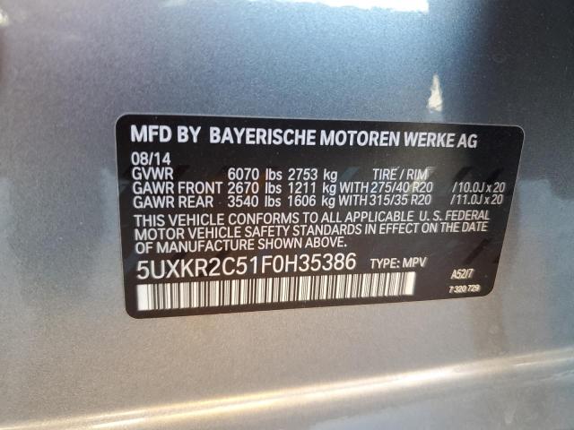 5UXKR2C51F0H35386 2015 BMW X5, photo no. 12