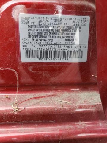 3N1AB7AP0KY427158 Nissan SENTRA S