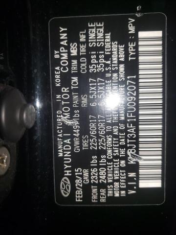 2015 HYUNDAI TUCSON GLS - KM8JT3AF1FU092071
