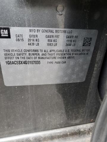 2016 CADILLAC ATS PERFOR - 1G6AC5SX4G0107035