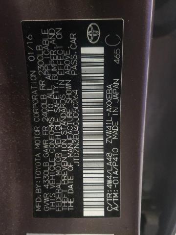 2016 TOYOTA PRIUS V - JTDZN3EU4GJ050264