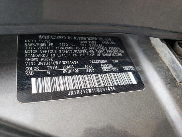 JN1BJ1CW1LW391434 Nissan Rogue Sport S