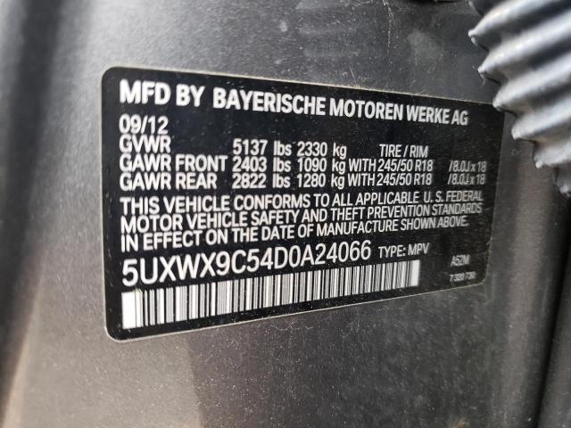 5UXWX9C54D0A24066 2013 BMW X3, photo no. 14