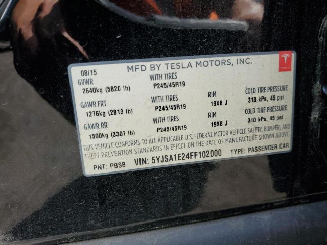 5YJSA1E24FF102000 Tesla MODEL S