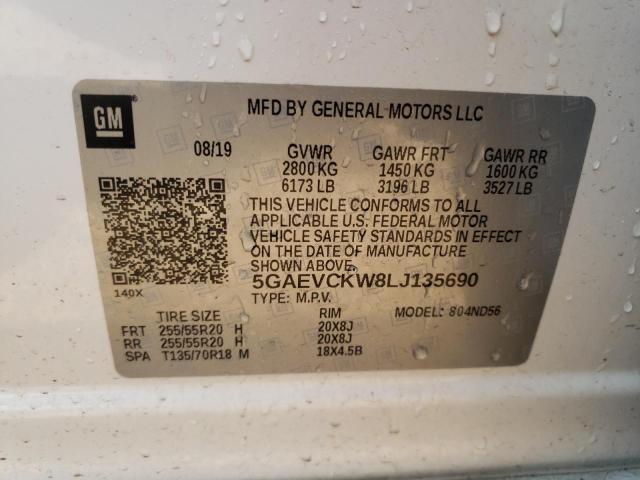 2020 BUICK ENCLAVE AV - 5GAEVCKW8LJ135690