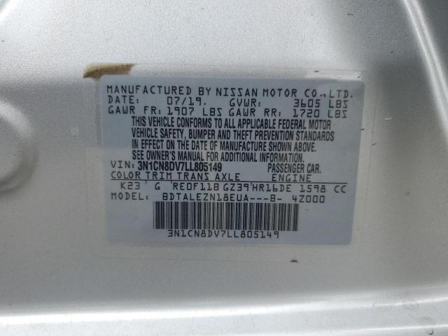 3N1CN8DV7LL805149 Nissan VERSA S