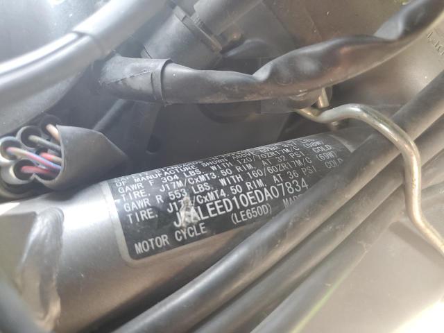 2014 KAWASAKI KLE650 D - JKALEED10EDA07834