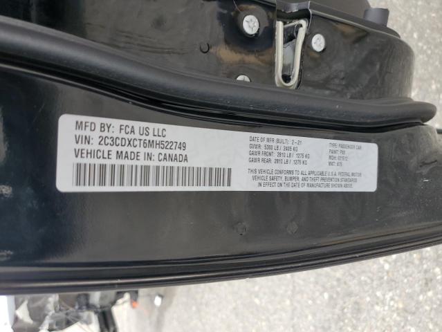 2C3CDXCT6MH522749 Dodge CHARGER R/T
