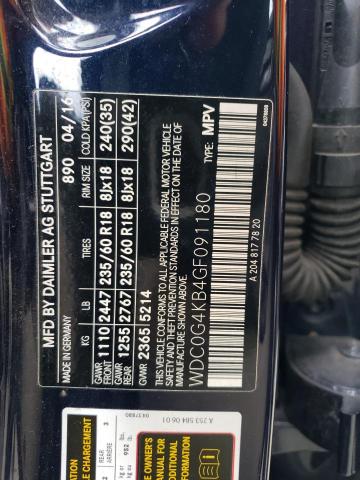 WDC0G4KB4GF091180 Mercedes-Benz Glc 300 4matic