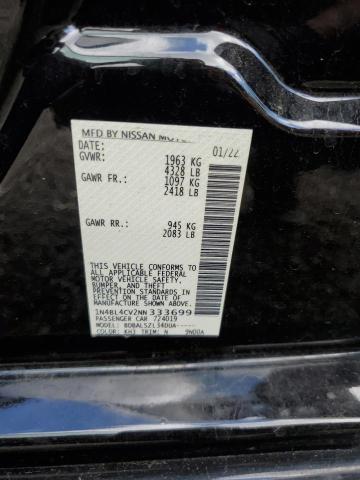 1N4BL4CV2NN333699 Nissan Altima SR 13